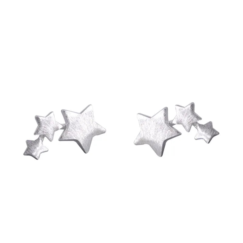 925 sterling silver Star Stud Earrings