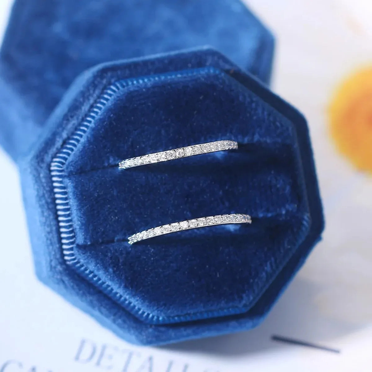 Delicate Thin Microscope Finger Dainty Rings