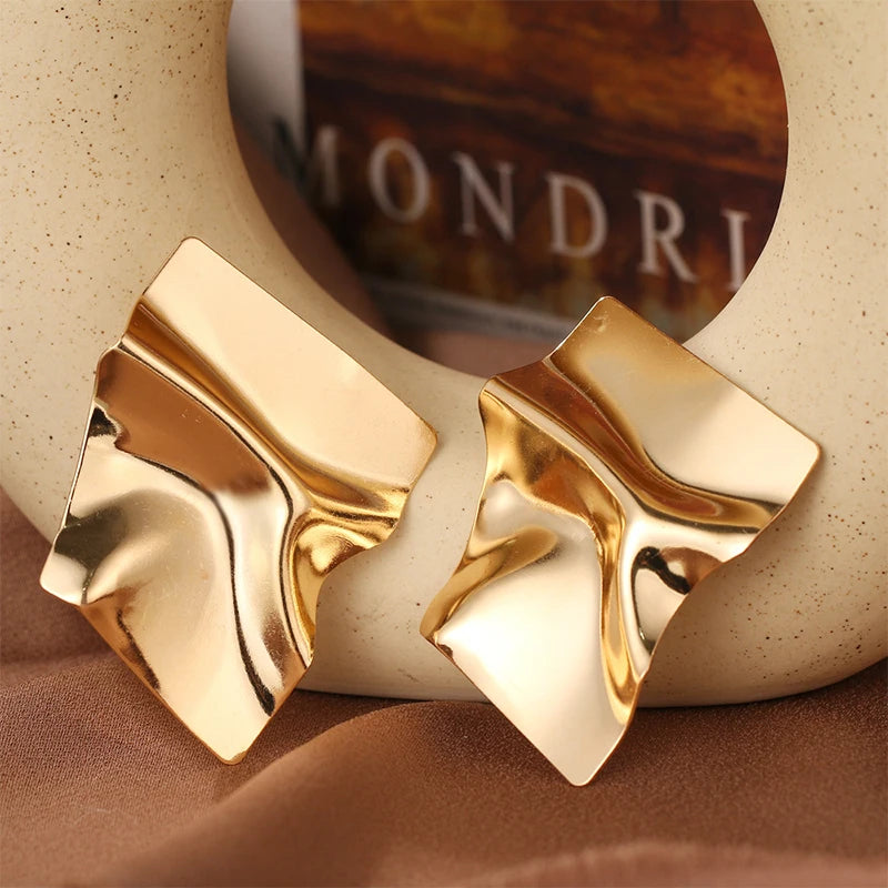 Exaggerated Irregular Drop Earings