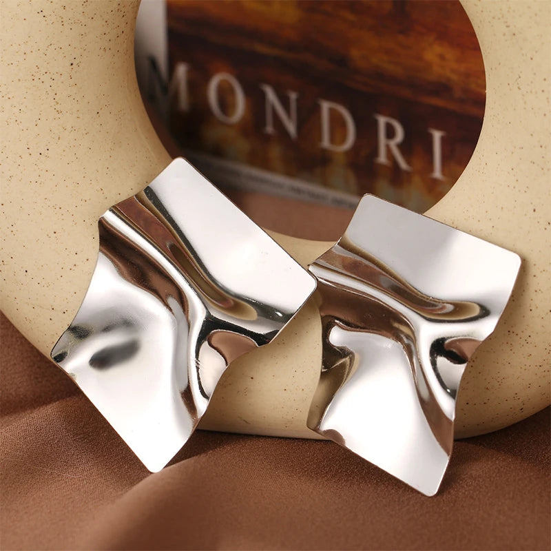 Exaggerated Irregular Drop Earings