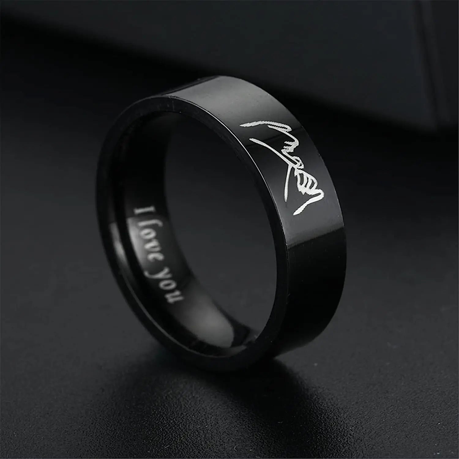I Love You Hand in Hand Promise Ring