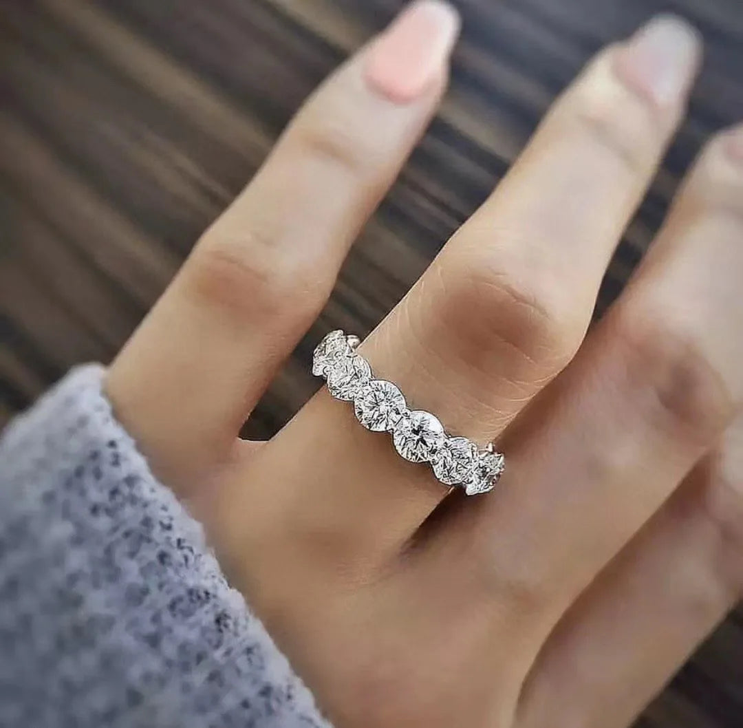 Promise Band  ring 925 Sterling silver