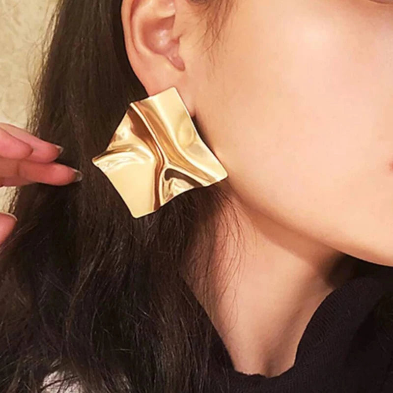Exaggerated Irregular Drop Earings