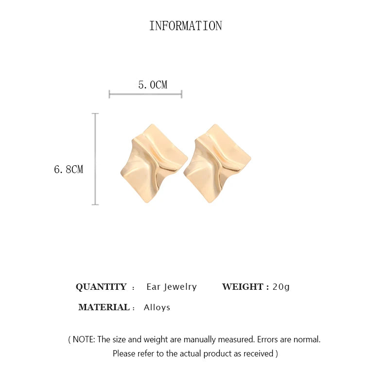 Exaggerated Irregular Drop Earings